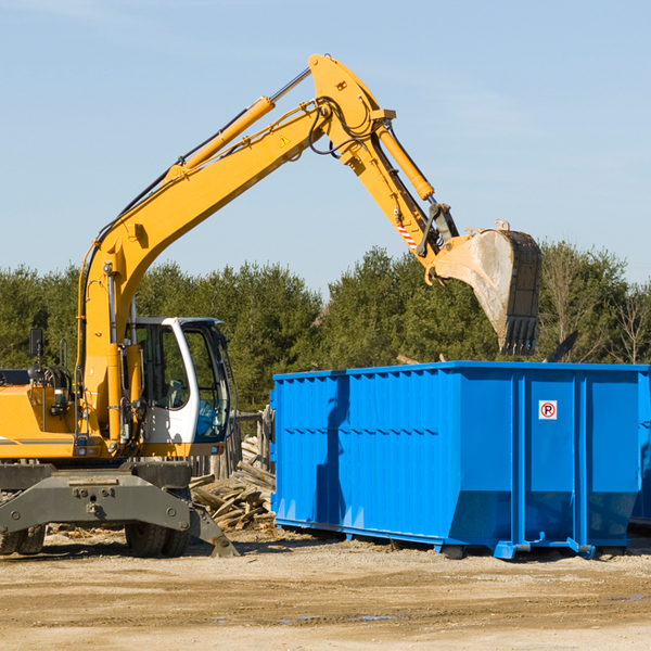 are there any restrictions on where a residential dumpster can be placed in Dongola Illinois